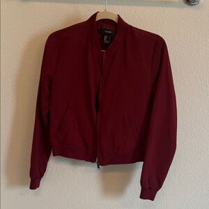 Crimson Bomber Jacket